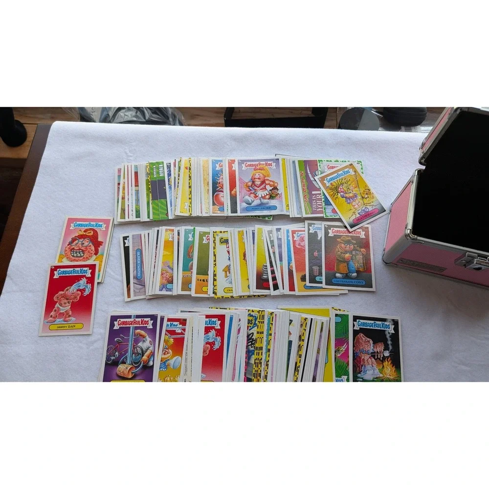 Vintage 80's Garbage Pail Kids Card Lot‎ Topps GPK Sticker Collection with Case
